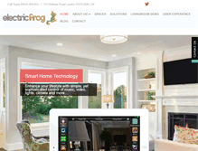 Tablet Screenshot of electric-frog.com
